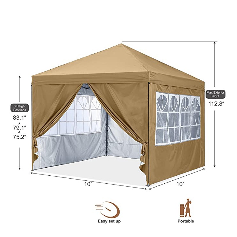 New 10x10 ez up canopy tent sidewalls show tent 3x3 10ftx10ft pop up canopy with roman window