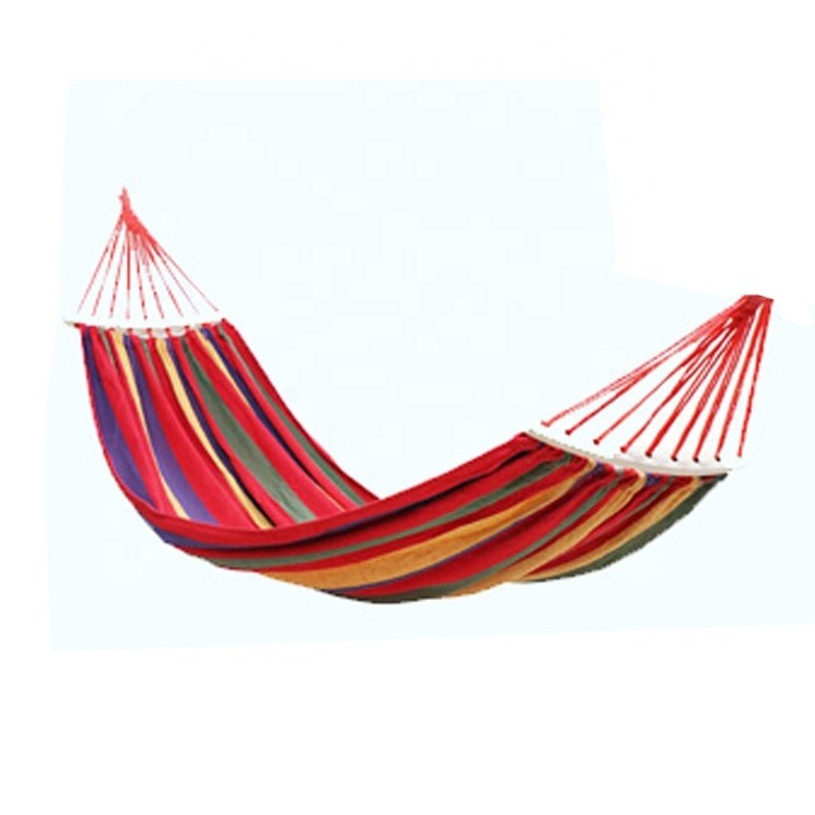 Swing Adults Hanging Rope Hammock For Outside 2 Canvas Cushions Garden use