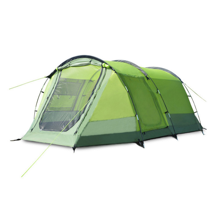 2023 Family Camping Tent Tunnel Tent For 4 Person Porch Dome Tent With Carry Bag