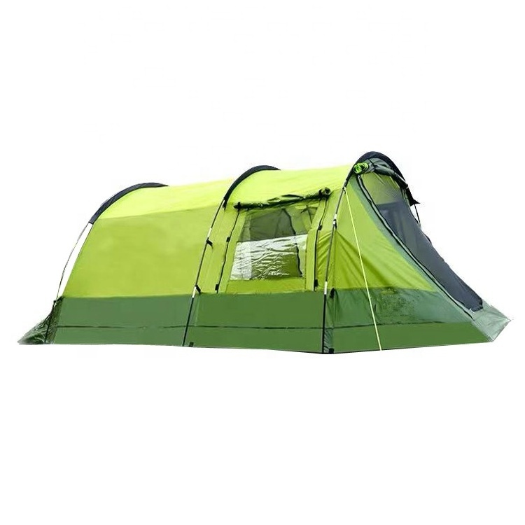 2023 Family Camping Tent Tunnel Tent For 4 Person Porch Dome Tent With Carry Bag