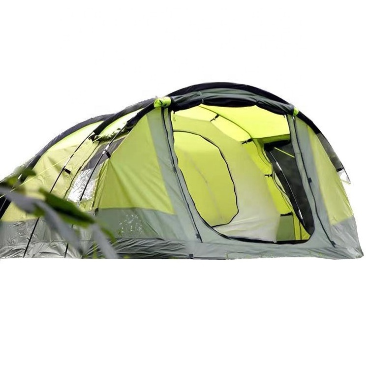 2023 Family Camping Tent Tunnel Tent For 4 Person Porch Dome Tent With Carry Bag