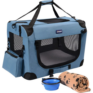 Wholesale Manufacturers Portable Collapsible Dog Crate Travel Dog Crate