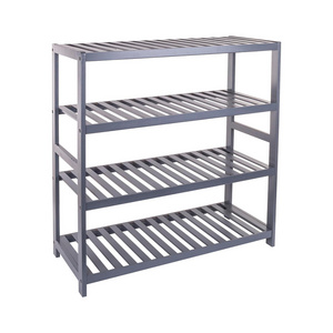 Wholesale Bamboo Shoe Rack For Sale 4-tier Entryway Shoe Storage Shelf Shoe Organizer