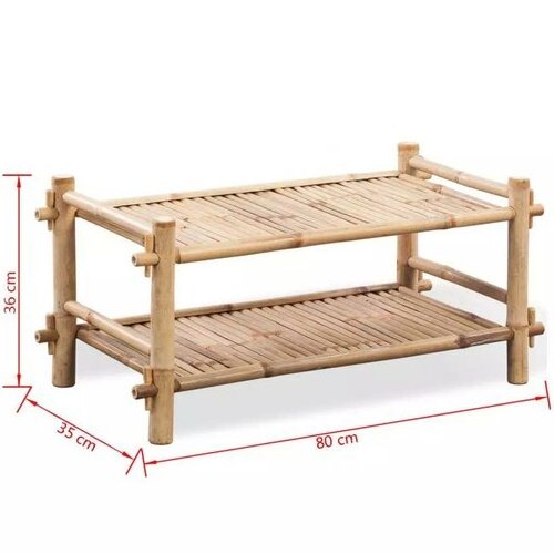 Extra Large Bamboo Shoe Racks Storage  2 Tier Online