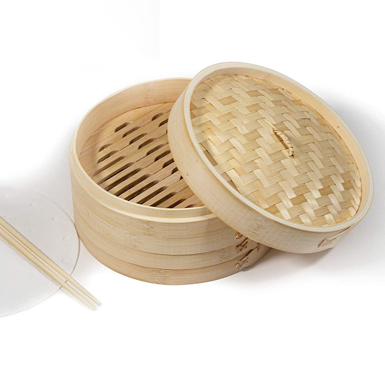 Mini Bamboo Kitchen Dim Sum Steamer Favors Basket