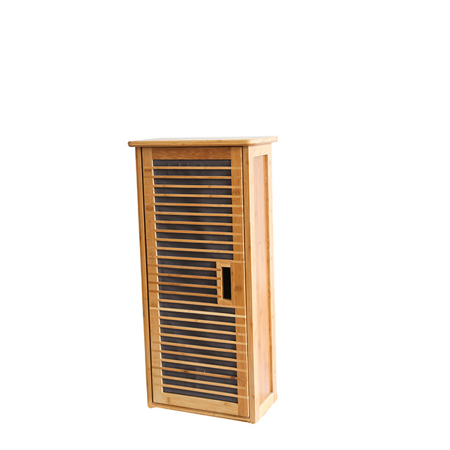 Living Room Storage Furniture China Customized Wholesale Bamboo Storage Laundry Basket Store Box Cabinet