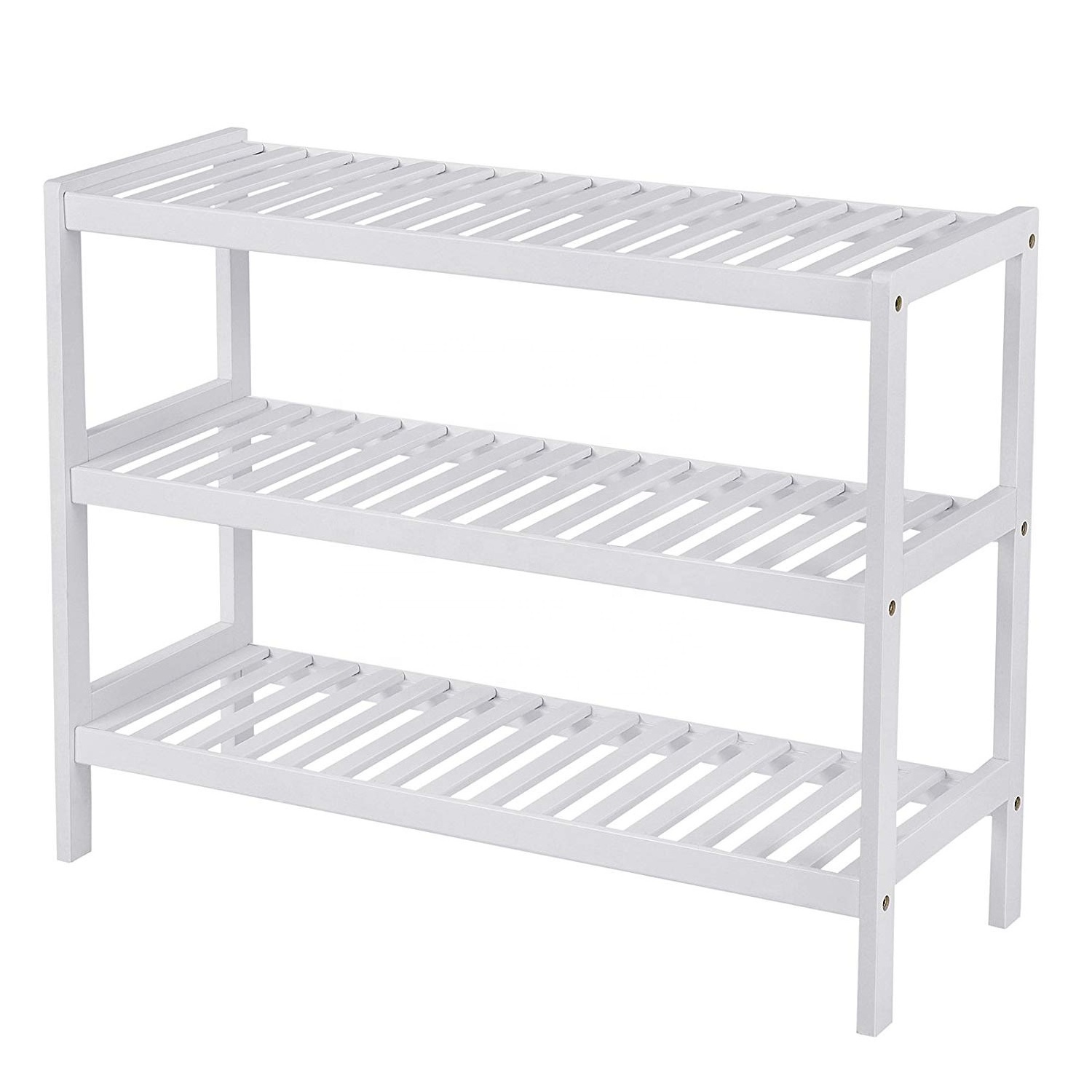 Bamboo Shoe Rack Free Standing Shoe Rack White 3 Tier Bamboo Shoe Rack Storage Shelf