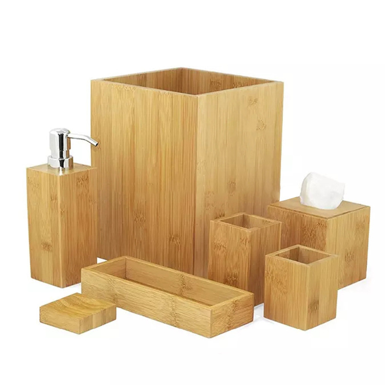 Bamboo Home Wash Ware Set Hotel Balfour Bathroom Accessories