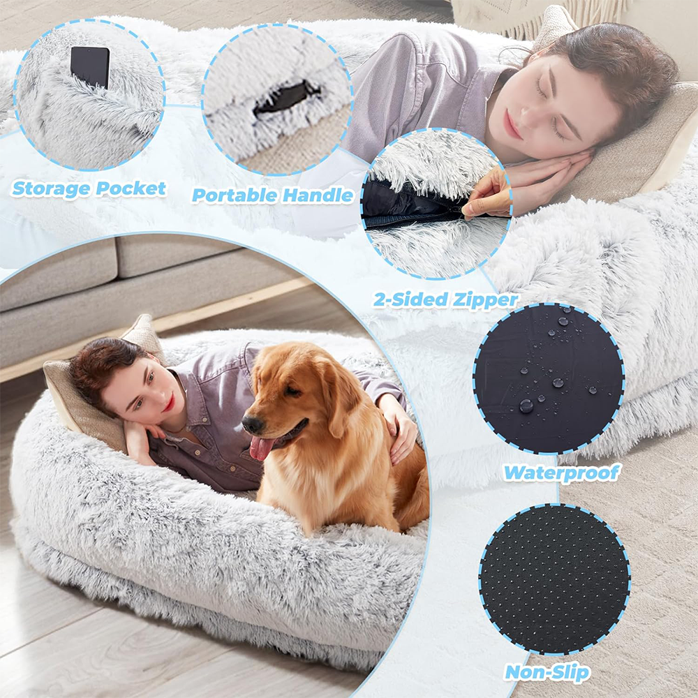 popular luxury soft push pet products dog bed orthopedic memory foam dog pet bed sleeping mat pet beds for dogs