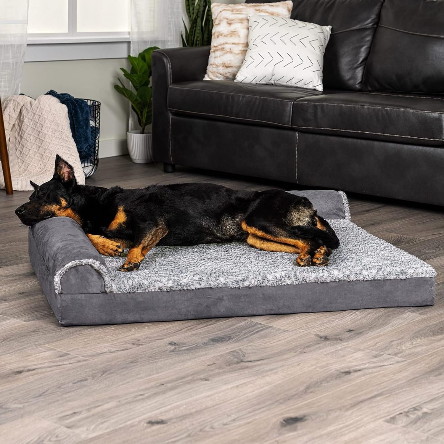 Pet Bed for Large Dogs Pet Sofa with Cushions All Season Pet Bed for Cats and Dogs