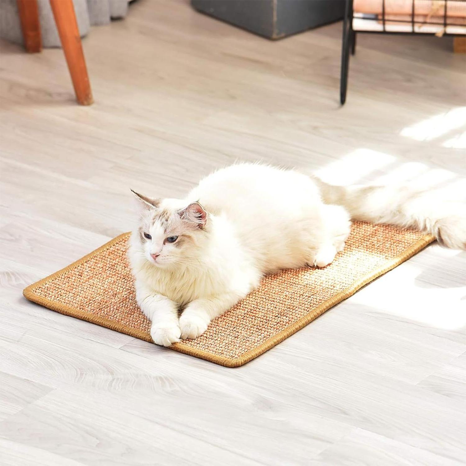 Protective flooring Sofa carpet Natural cat claw scratching board Cat scratching mat Sisal mat Cat scratching board