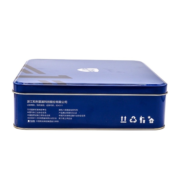 Hight Quality Metal Tin Square Box With Customized Logo Printing