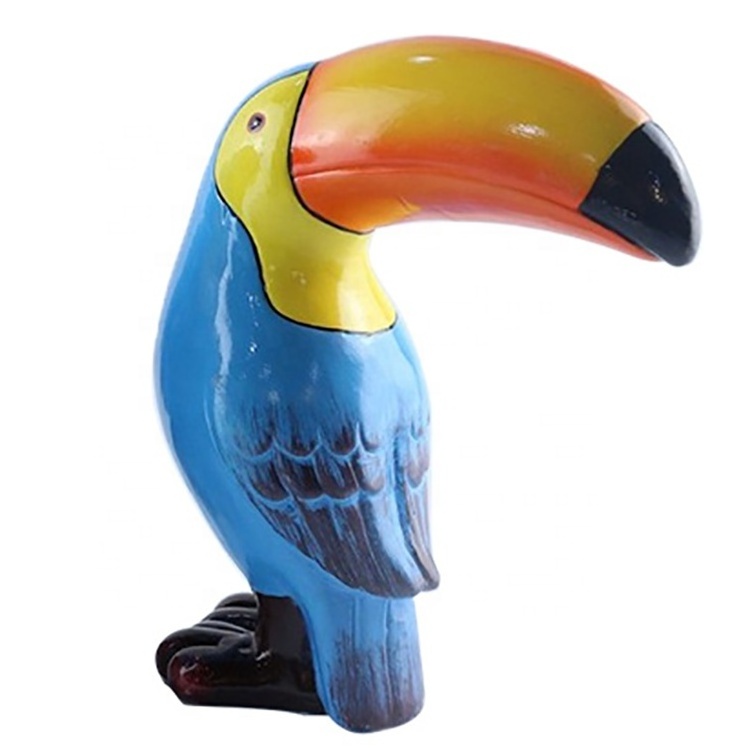 Promotional Newest home Indoor ceramic toucan table decor craft