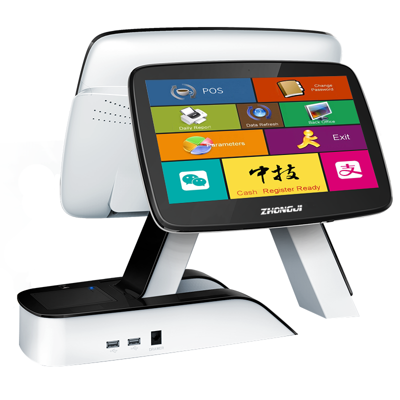 Wholesale Smart Printer 4G Ssd I5 Touch Screen All In One Pos Machine Epo Cash Register all in one pos system window 10