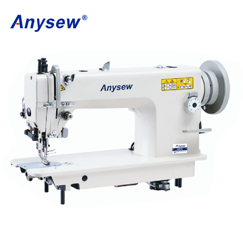 AS0303 Single needle bottom feed walking foot heavy duty lockstitch sewing machine