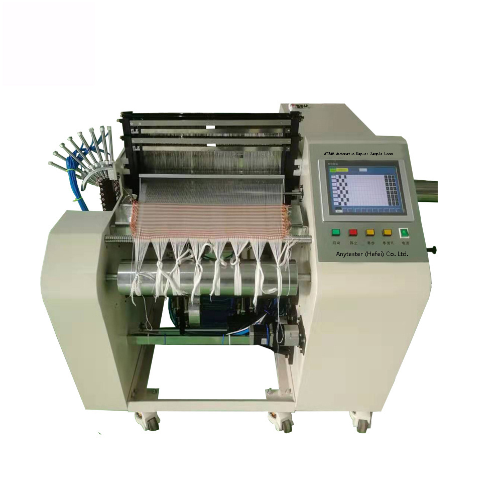 Lab Yarn Weaving Machine Full Automatic Rapier Sample Loom