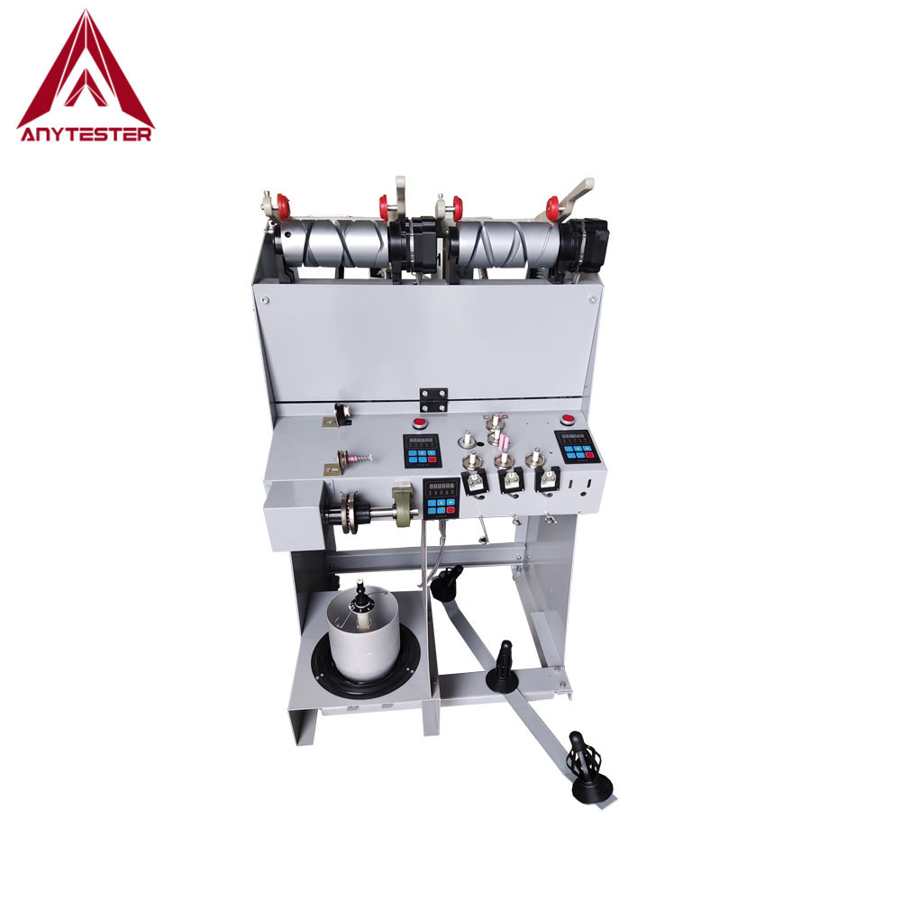 high quality cotton yarn doubling and twisting machine with 2 spindles