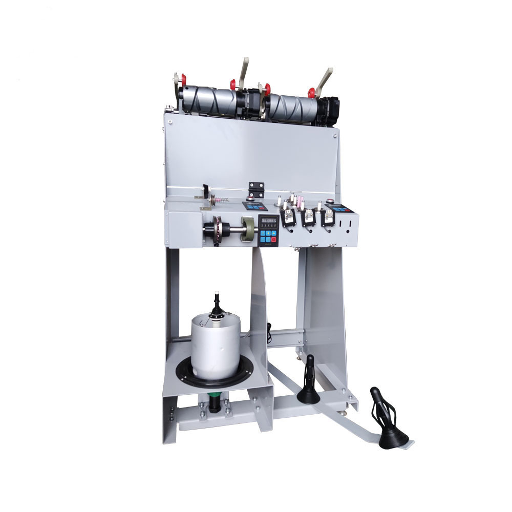 high quality cotton yarn doubling and twisting machine with 2 spindles