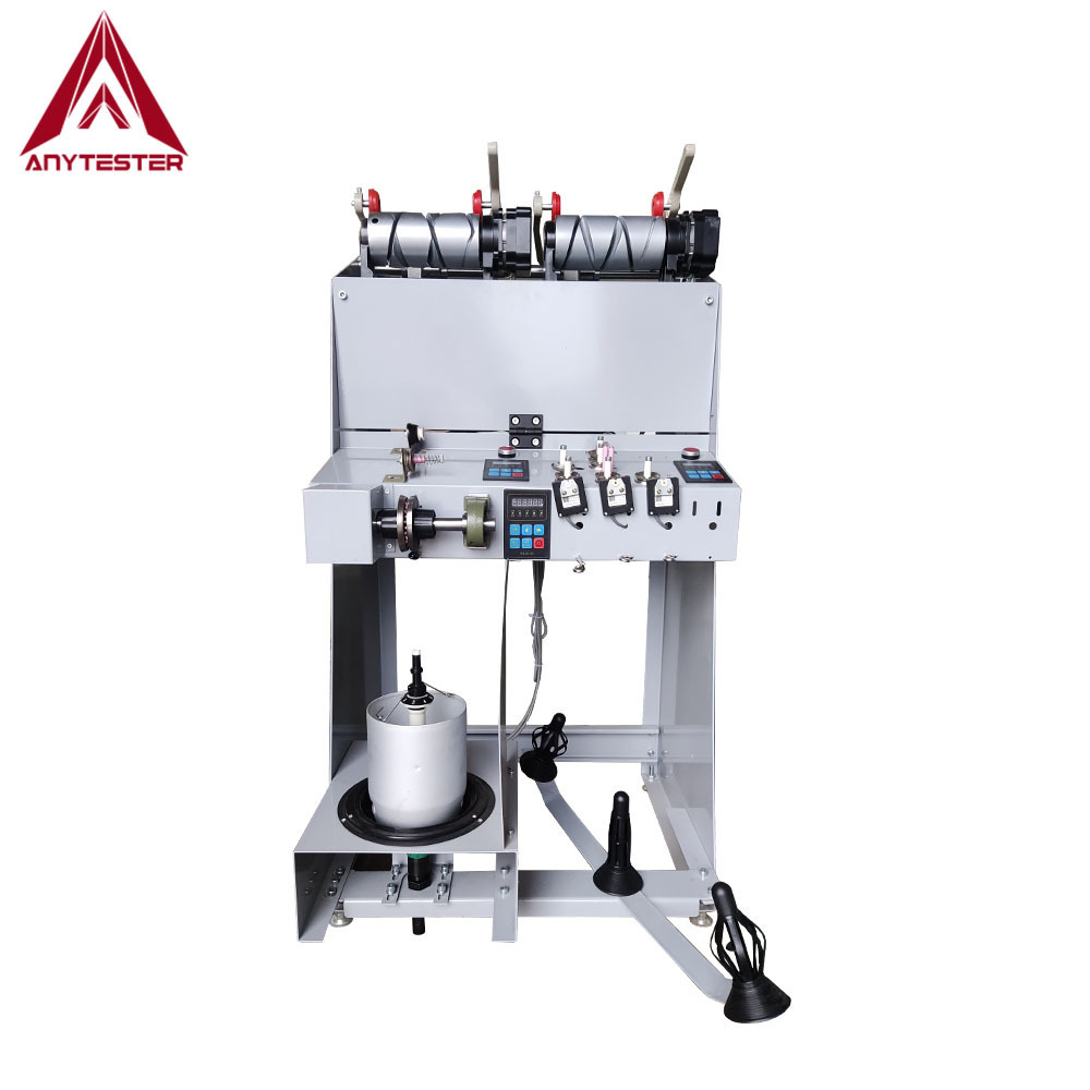 high quality cotton yarn doubling and twisting machine with 2 spindles