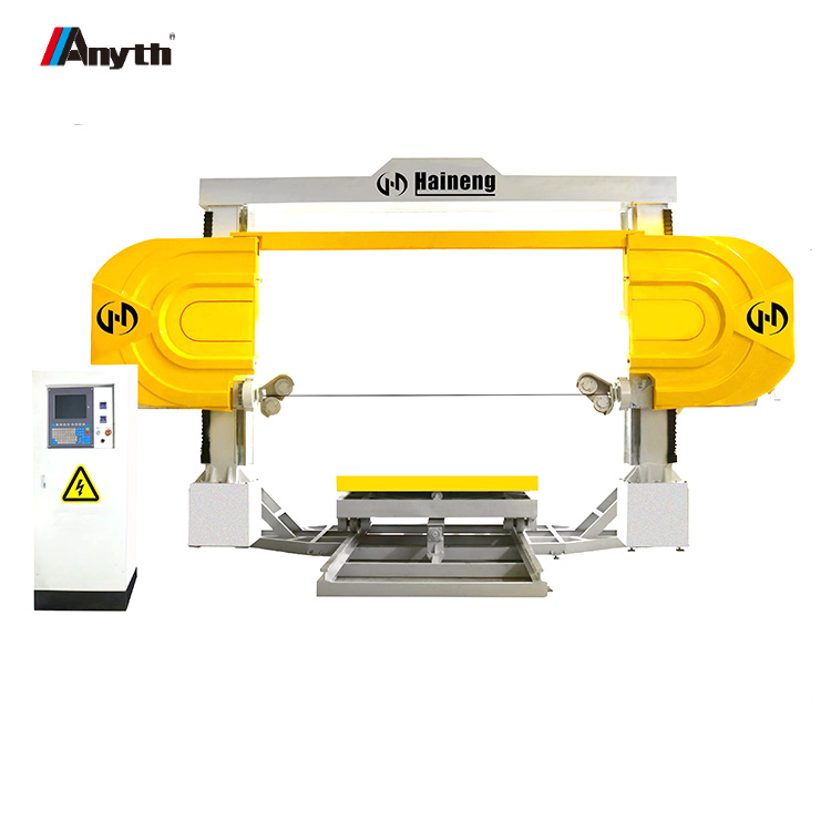 High Efficiency Single CNC Control System Diamond Marble Granite Slab Stone Wire Saw Cutting Machine