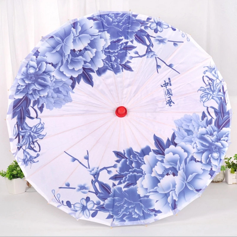 Chinese Oil paper Umbrella Parasol Decoration Wooden Craft Umbrellas Home Accessories