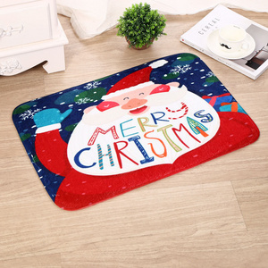 2021Merry Christmas Gift Door Mat Santa Claus Outdoor Carpet Decorations For Home Xmas Party Favors