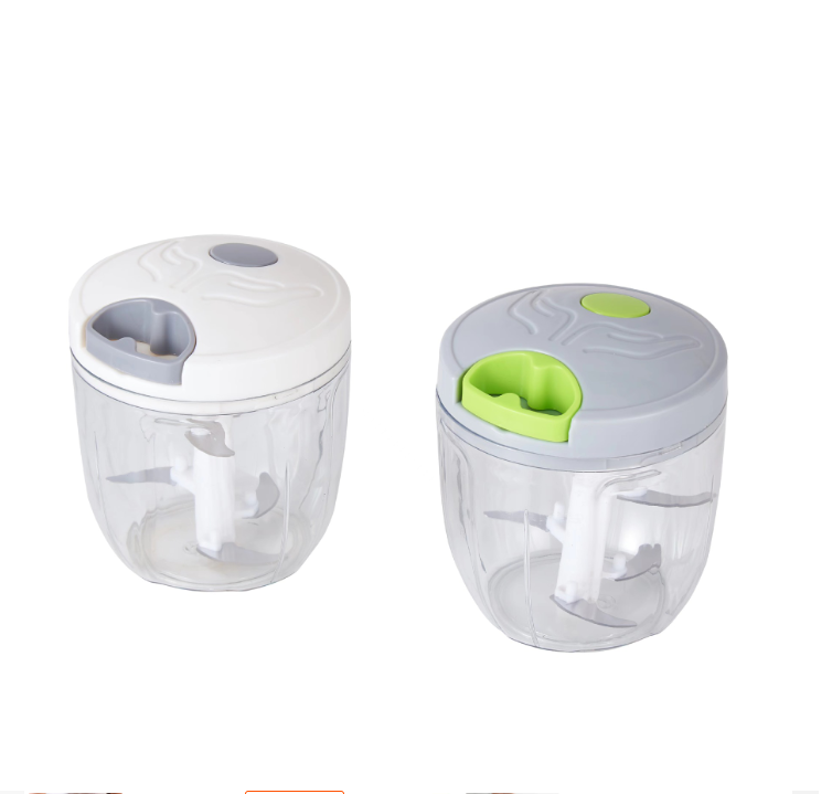 Mini Hand Manual Meat Grinder Mini Chopper Design Pull the Rope Garlic Cutter Vegetable Fruit Twist Shredder