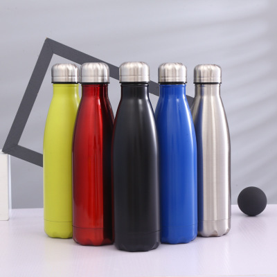 500ml Double-wall Insulated Vacuum Flask Stainless Steel Heat Thermos For Sport Water Bottles Portable Thermoses