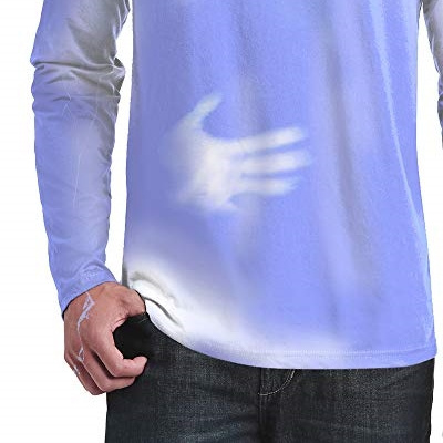 Unisex New Design Thermochromic Clothing Heat Sensitive Temperature Color Change T Shirt For Men