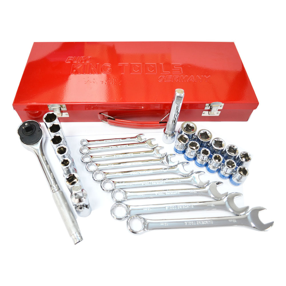 Auto repair tool kit 29 pcs socket wrench set