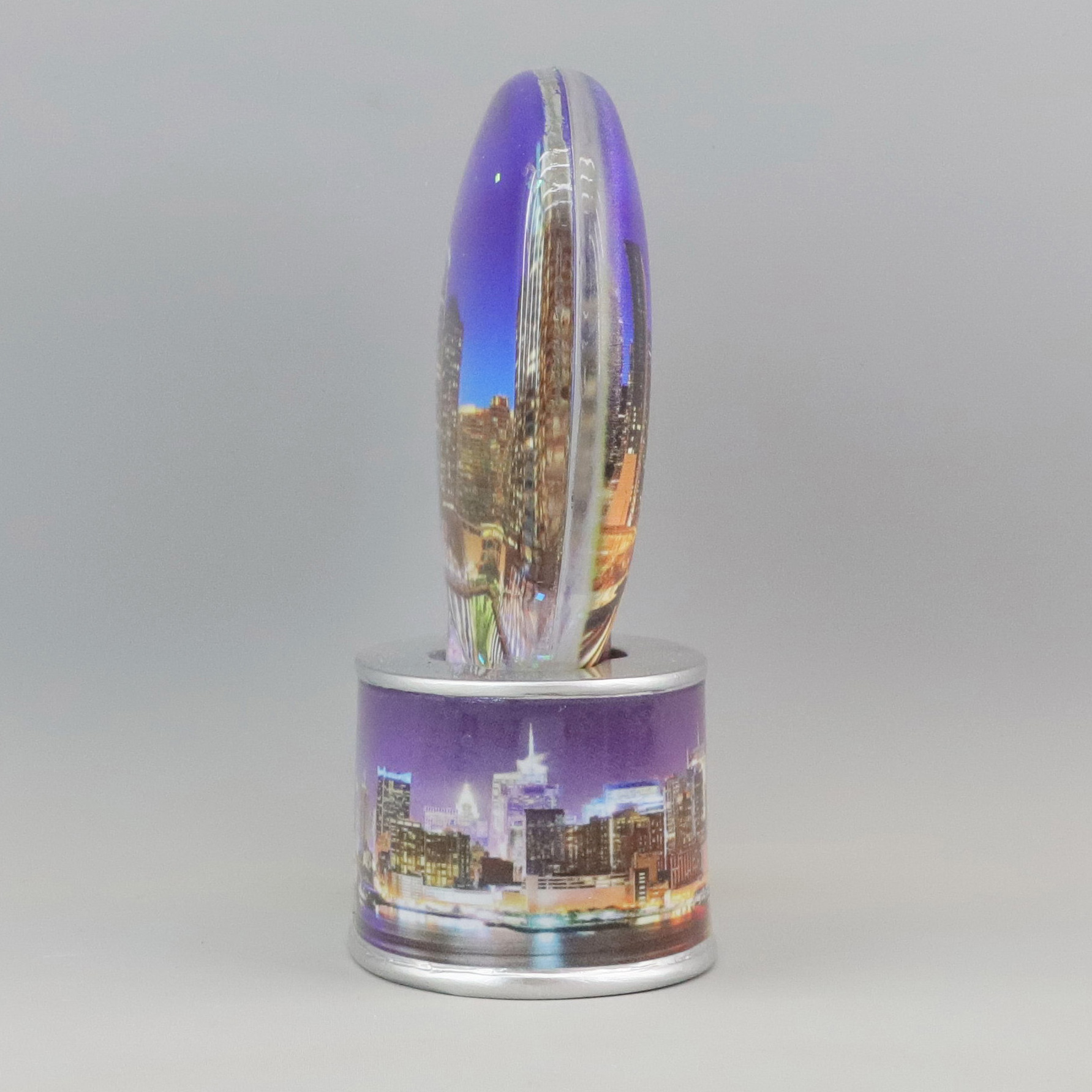 York City Water Globe Building Snow Globe Promotion Gifts New with LED Light up Tourist Customized Souvenir Handicraft Paint