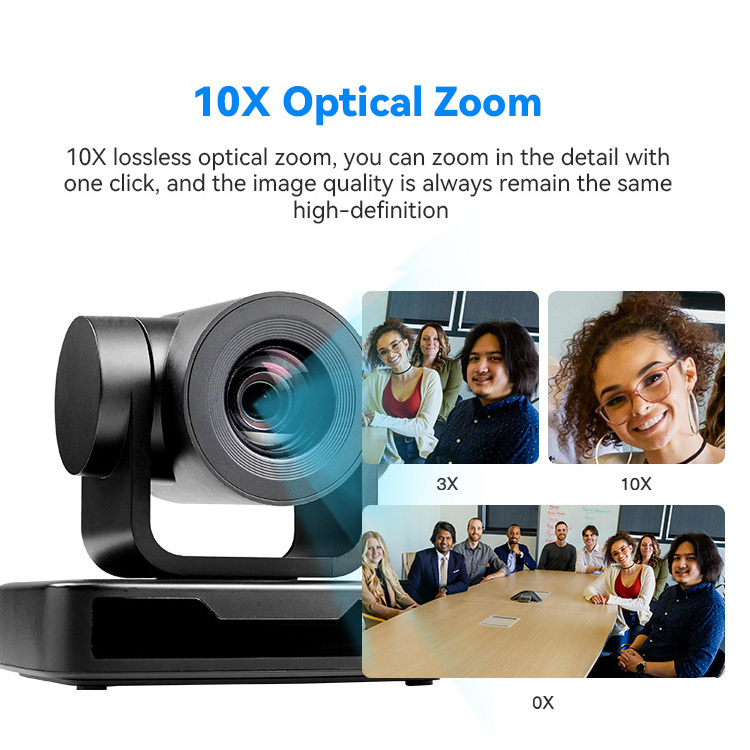 Anywii 1080p hd 4K conference camera meeting room solution videoconference system 10x zoom webcam ptz video conference camera