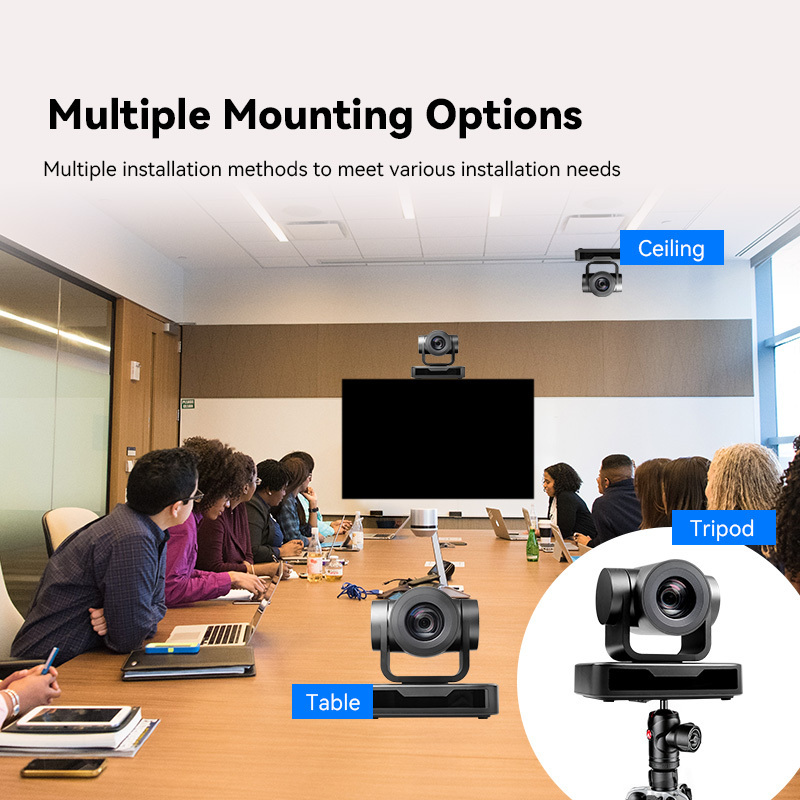 Anywii 1080p hd 4K conference camera meeting room solution videoconference system 10x zoom webcam ptz video conference camera