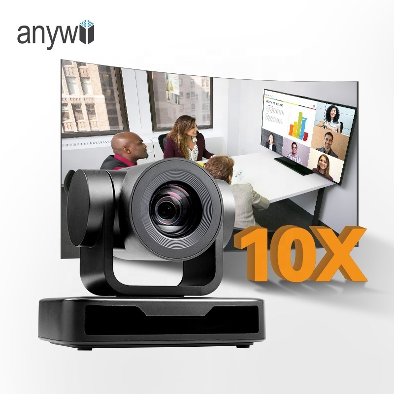 Anywii 1080p hd 4K conference camera meeting room solution videoconference system 10x zoom webcam ptz video conference camera