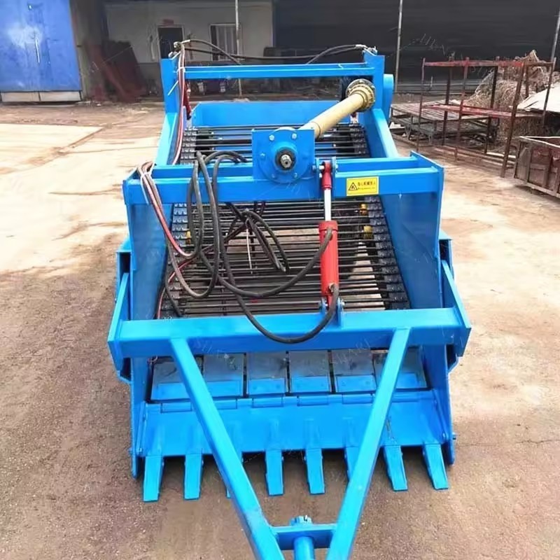 Automation Farm Rock Stone Picker Removal Collecting Machine Large Tractive Farmland Stone Harvester Stone Picking Machine