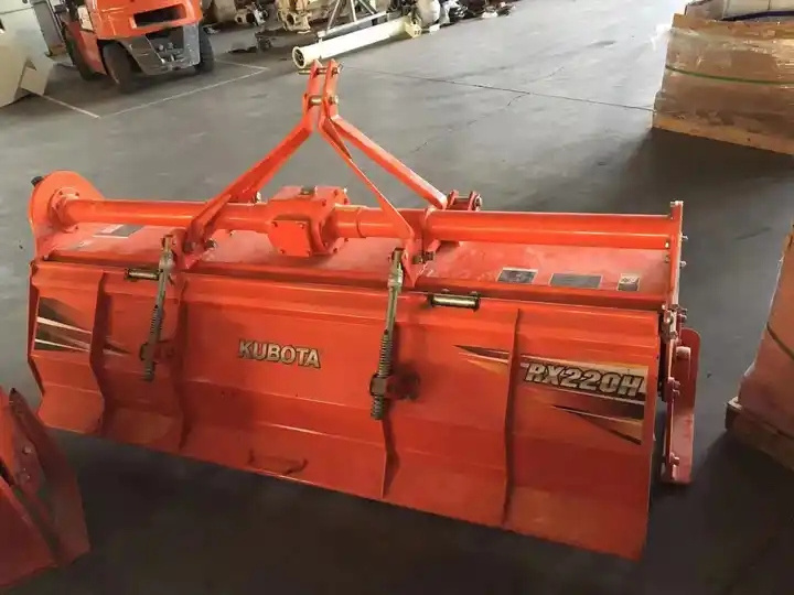 RX220H farming equipment agricultural Kubota rotary tiller machine rotavator cultivator