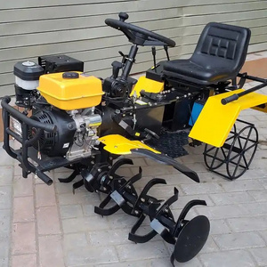 China Factory High Efficiency ATV Cultivators Agricultural Rotovator Mini Power Tiller Rotary Tractor Mini Power Tiller