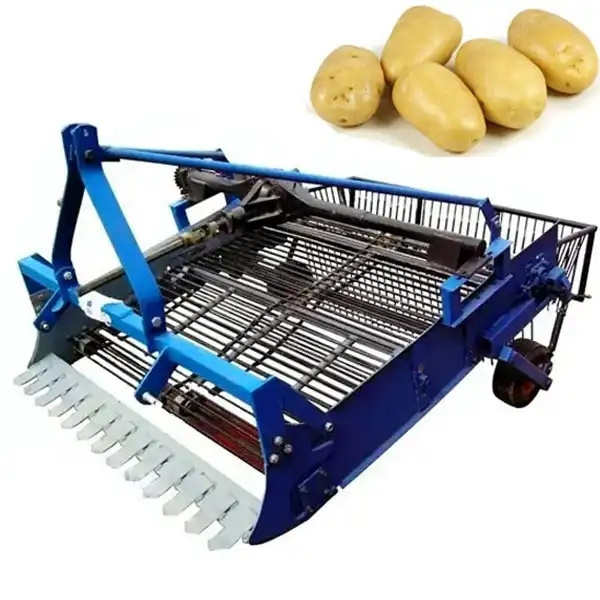 Agricultural Machinery Mini Hand 1 Row 2Rows Potato Harvester Machine Small Potato Peanut Ginger Onion Digger For Sale