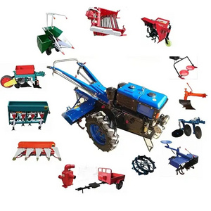 15HP 18HP 20HP 22HP Mini 2 Wheel Farm Walking Tractor with Plough / Rotary Tiller with Seat Price