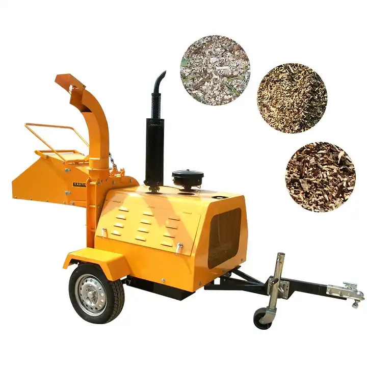 Chinese double hydraulic feeding roller wood chippers industrial wood chipper blade for wood chipper