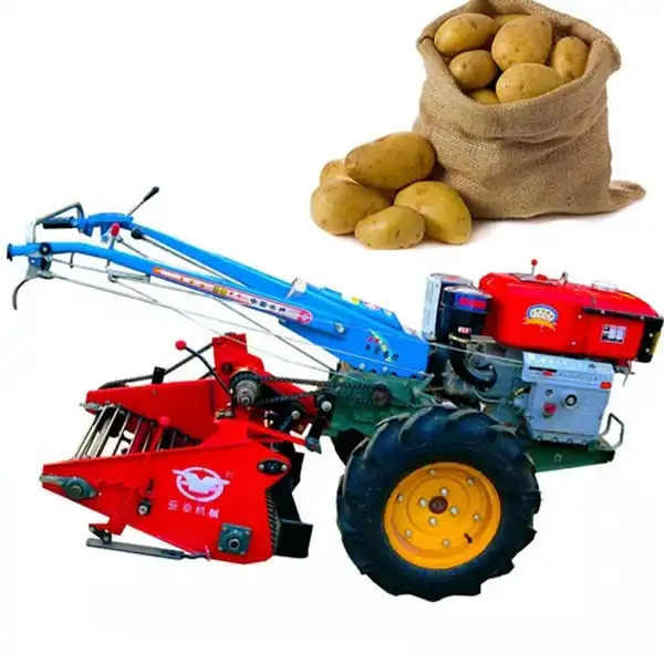 Agricultural Machinery Mini Hand 1 Row 2Rows Potato Harvester Machine Small Potato Peanut Ginger Onion Digger For Sale