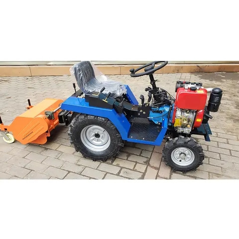 China Factory High Efficiency ATV Cultivators Agricultural Rotovator Mini Power Tiller Rotary Tractor Mini Power Tiller