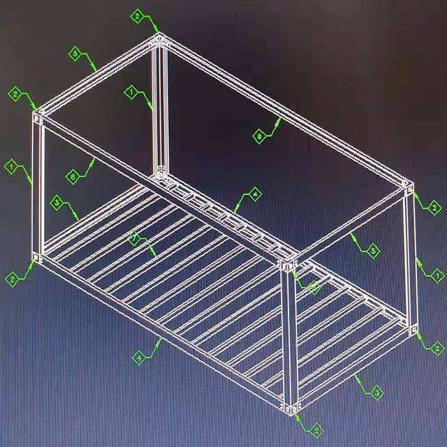 Flat Pack Shipping Prefabricated Sandwich Panel PreFab Container Folding Portable Garage