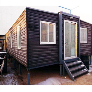 Arc Roof 20 Ft Modern Wooden Huts Steel Frame Container Homes 20Ft Shipping Tiny Modular Prefab House With Roof