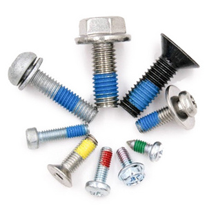 Nylon patch bolt All styles customized nylon lock screws Anti loose screws