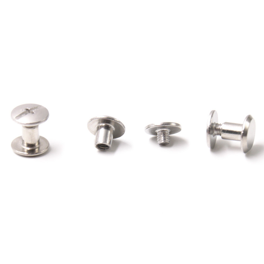 Belt screw M4 pan head machine thread stainless steel belt screw