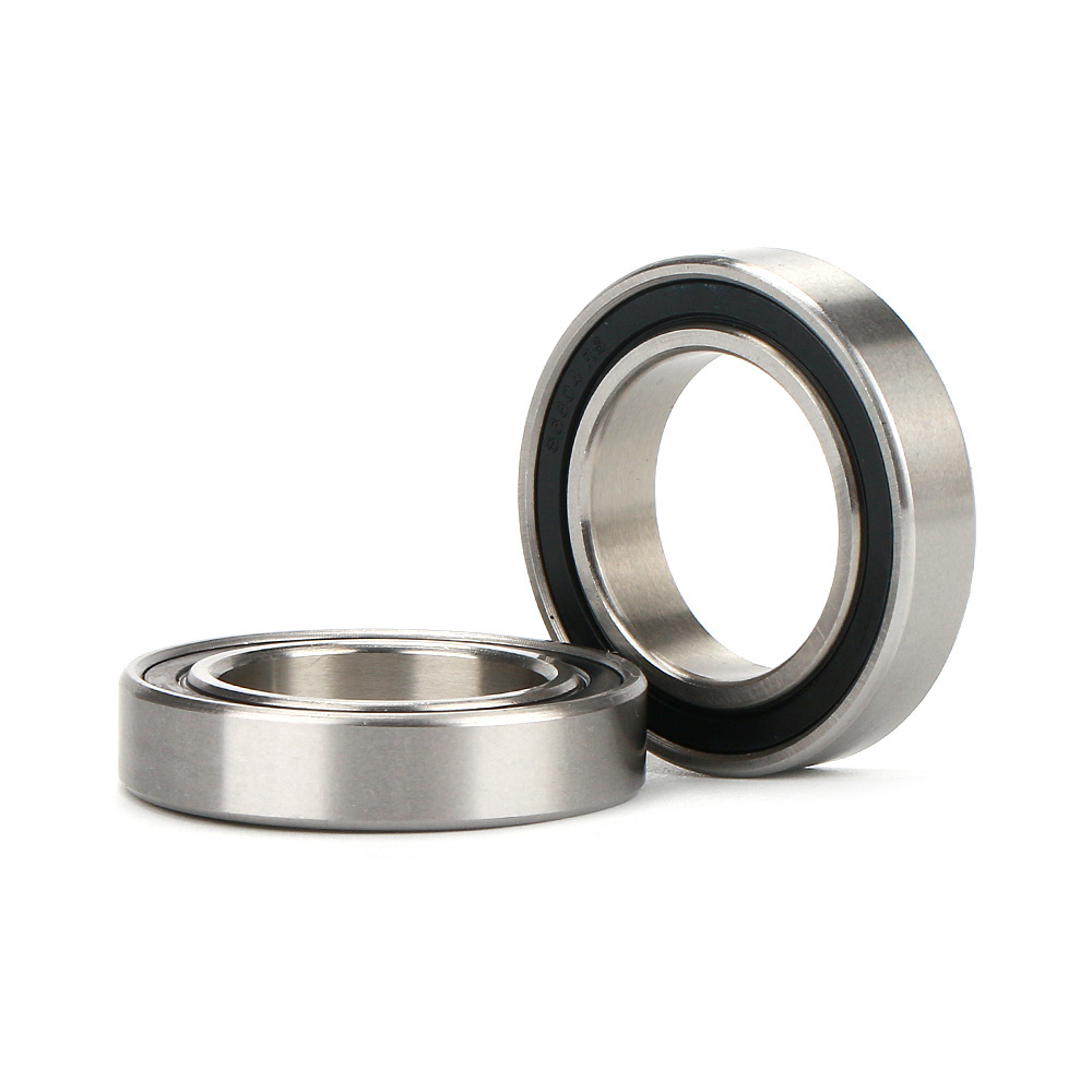 Stainless Steel Radial Ball Bearing S6804-2RS With 2 Rubber Seals 20x32x7mm