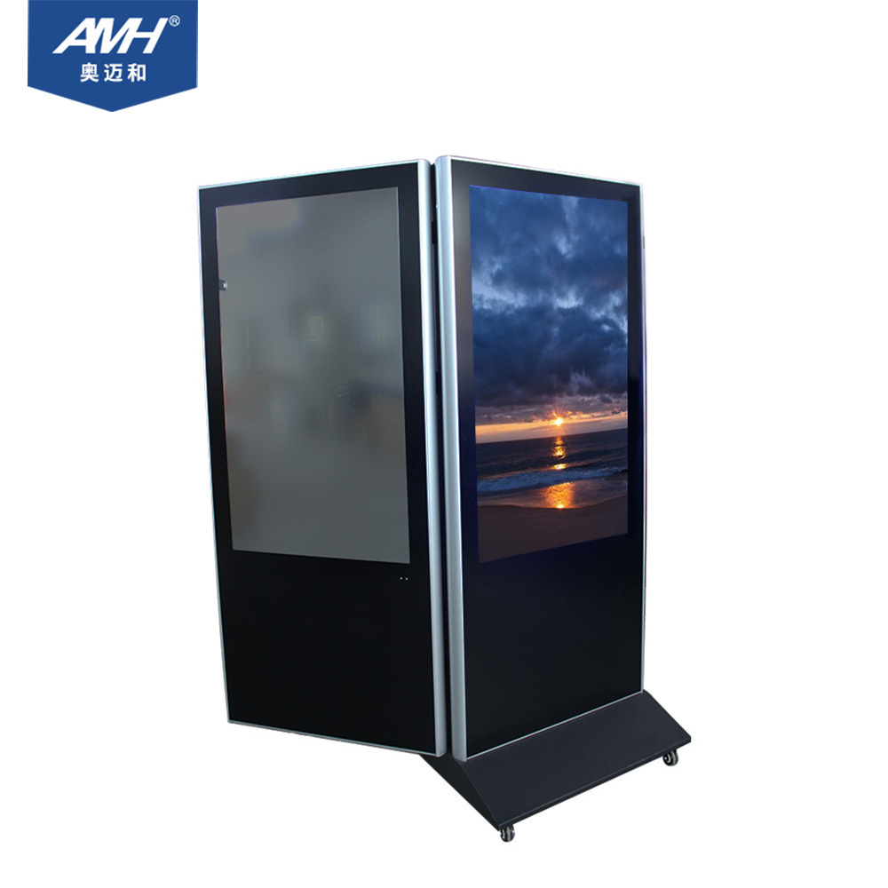 Digital signage screen customize Chinese Manufacturer 49  Inch Totem LCD Display Double Sided Touch Screen All in One PC