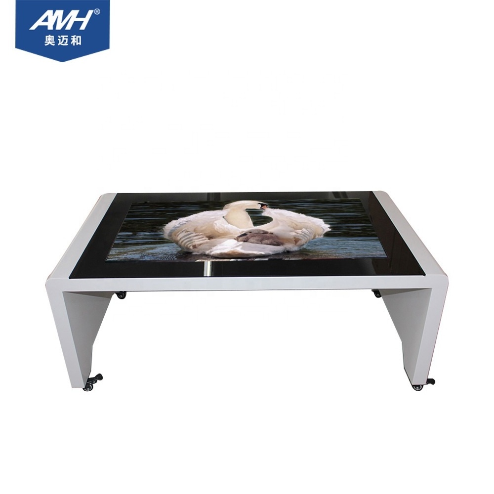 43 inch coffee touch table games infrared touch interactive touch screen table