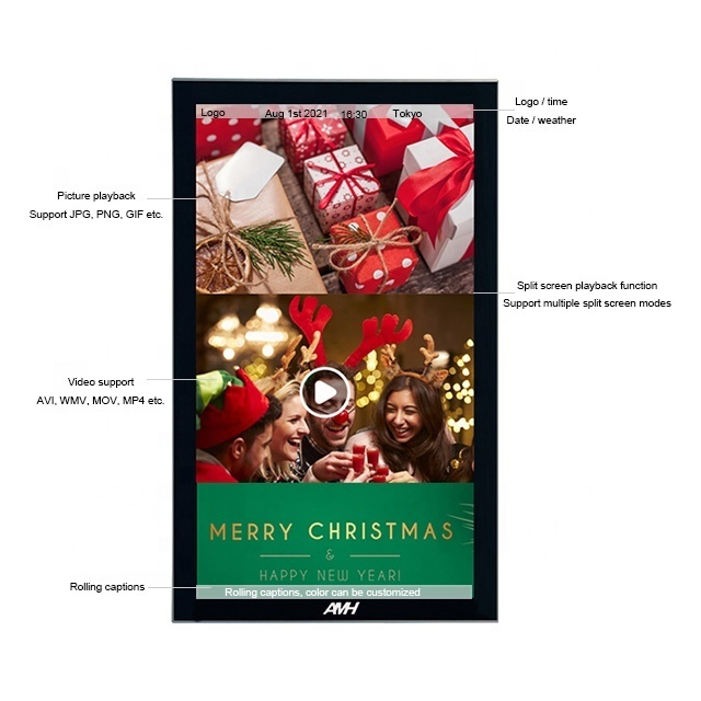 Indoor Touch Board Lcd Screen Wall Mounted Digital Signage Advertising Display P3 Indoor Led Screen Price A40 SDK TFT 21.5 Inch